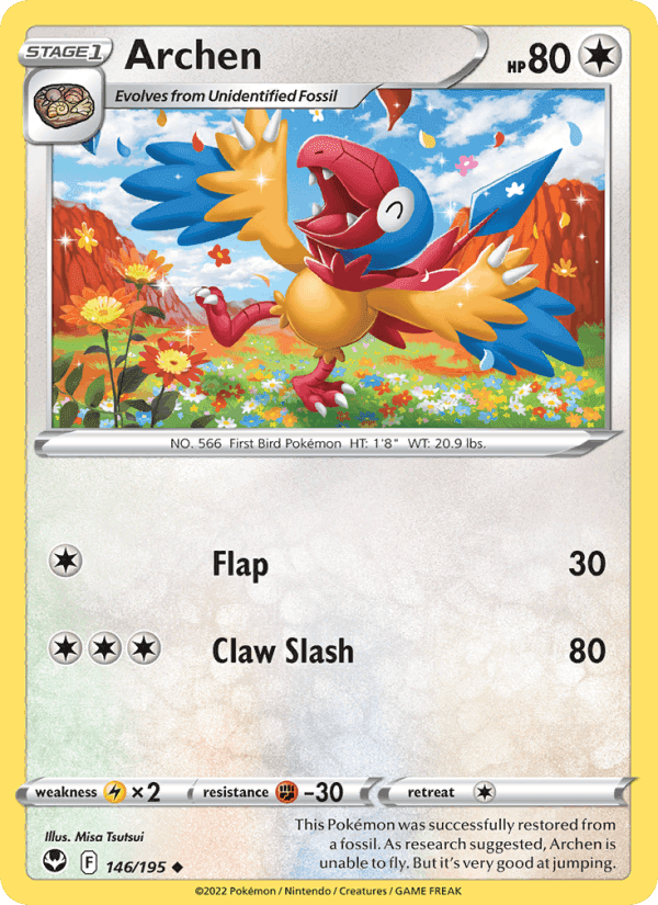 Archen, card 146 from Silver Tempest