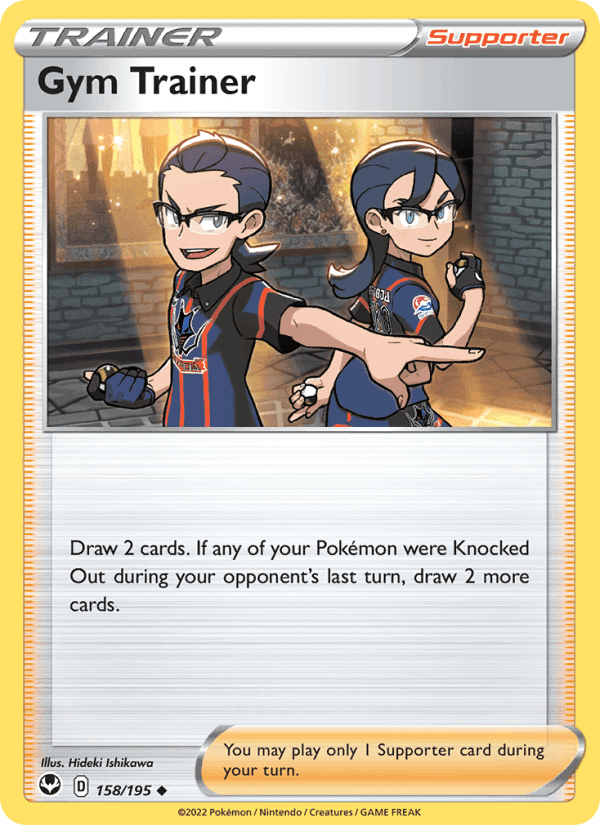 Gym Trainer, card 158 from Silver Tempest