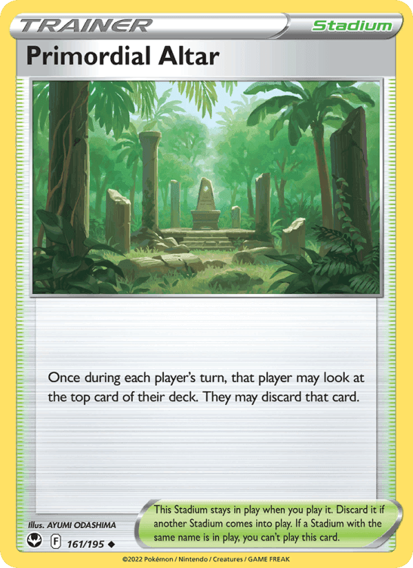 Primordial Altar, card 161 from Silver Tempest