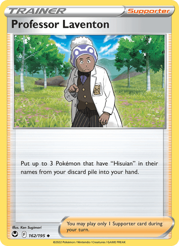 Professor Laventon, card 162 from Silver Tempest