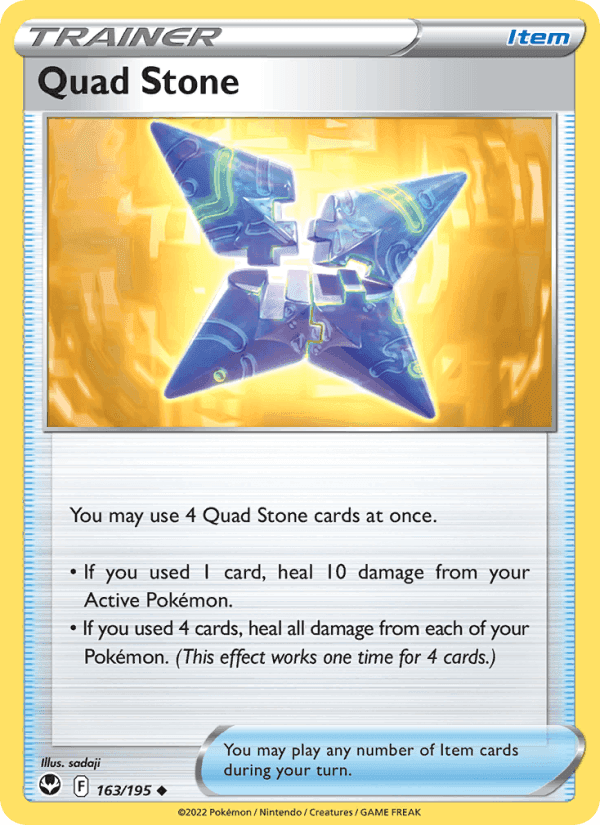 Quad Stone, card 163 from Silver Tempest