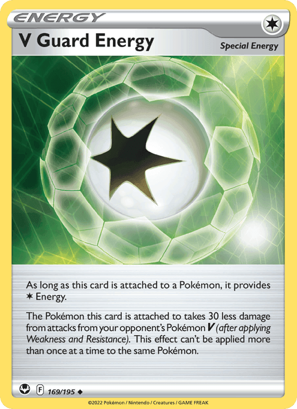 V Guard Energy, card 169 from Silver Tempest