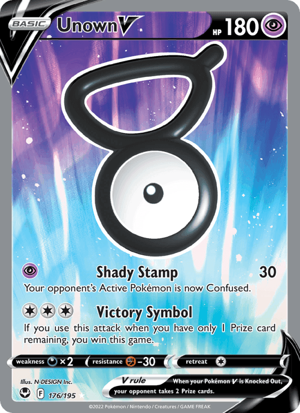 Silver Tempest の 176 番、Unown V