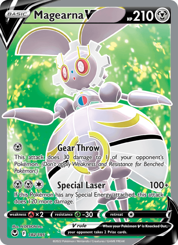 Magearna V, card 182 from Silver Tempest