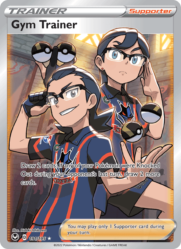 Gym Trainer, card 191 from Silver Tempest