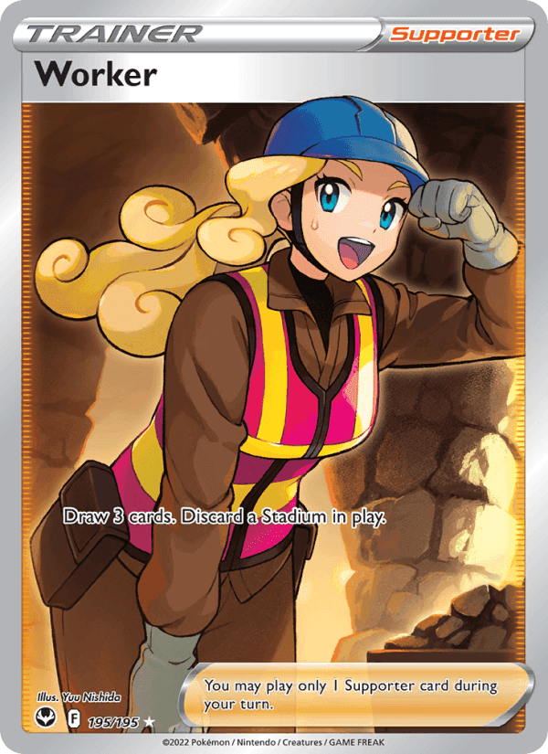 Worker, card 195 from Silver Tempest