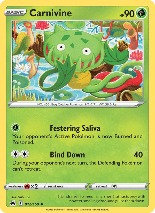 Carnivine, carta 012 di Crown Zenith