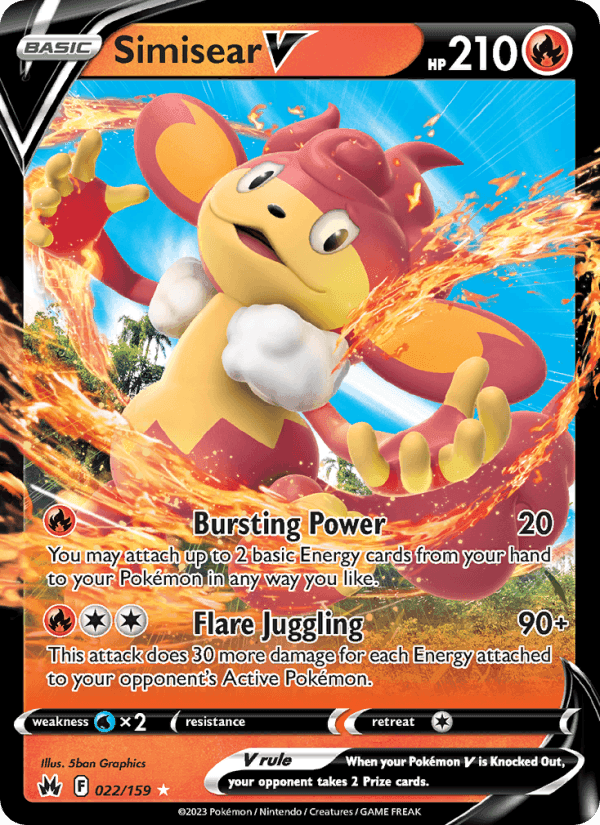 Simisear V, card 022 from Crown Zenith