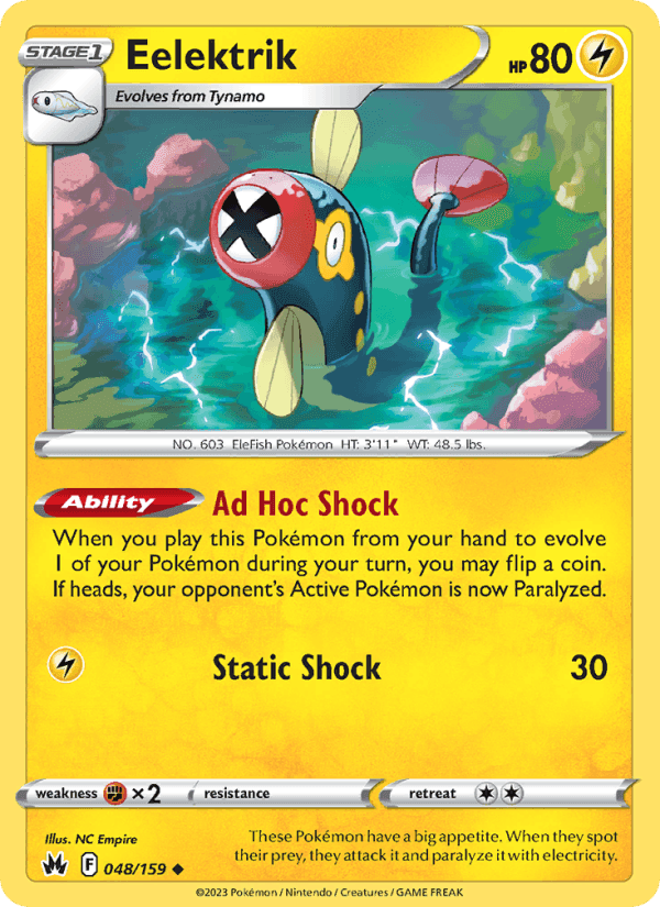 Eelektrik, card 048 from Crown Zenith