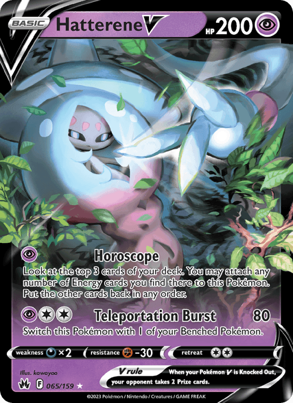 Hatterene V, card 065 from Crown Zenith