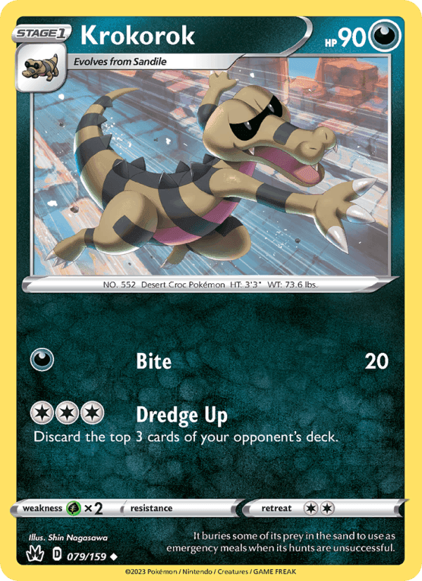 Krokorok, card 079 from Crown Zenith