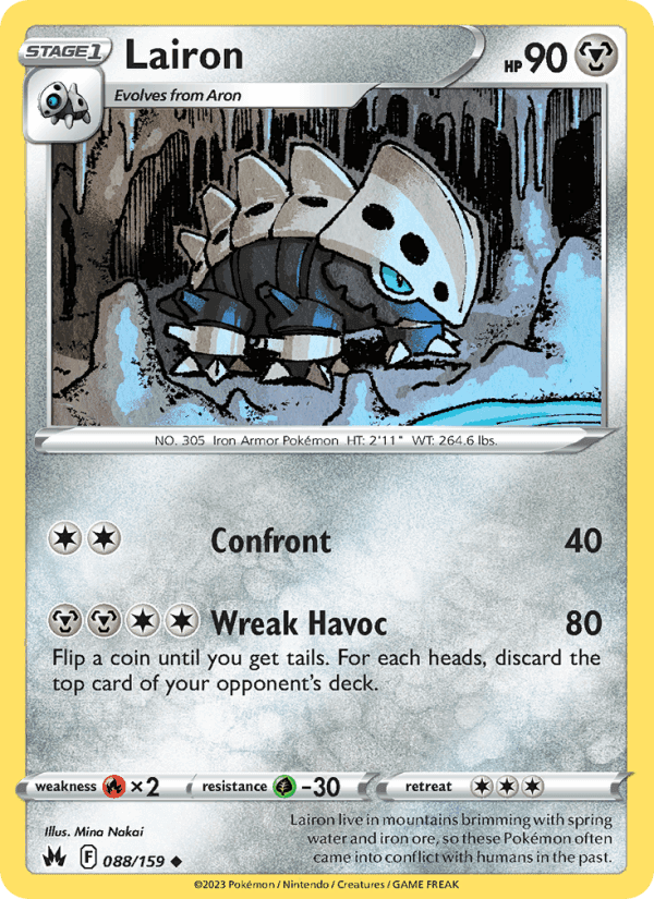 Lairon, card 088 from Crown Zenith