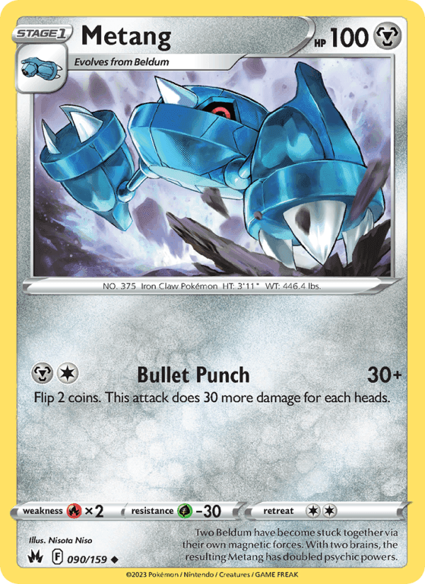 Metang, card 090 from Crown Zenith