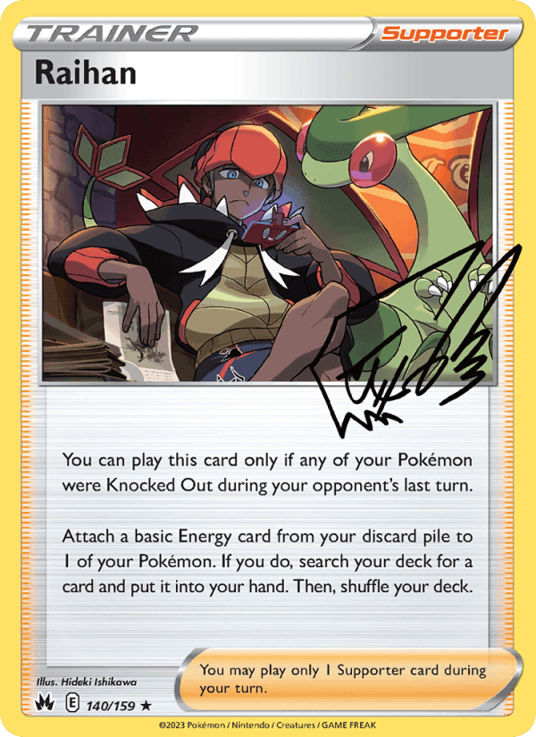 Raihan, card 140 from Crown Zenith