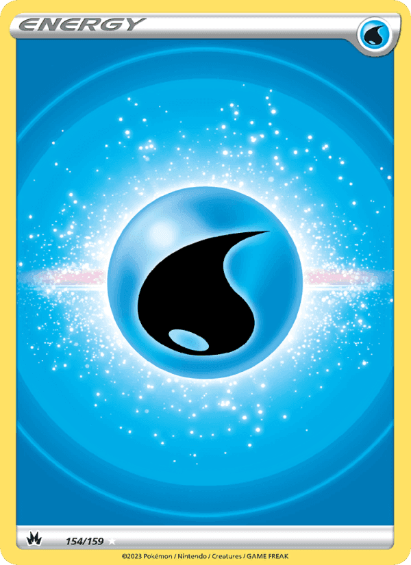 Water Energy, card 154 from Crown Zenith