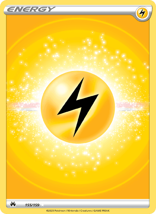 Lightning Energy, card 155 from Crown Zenith