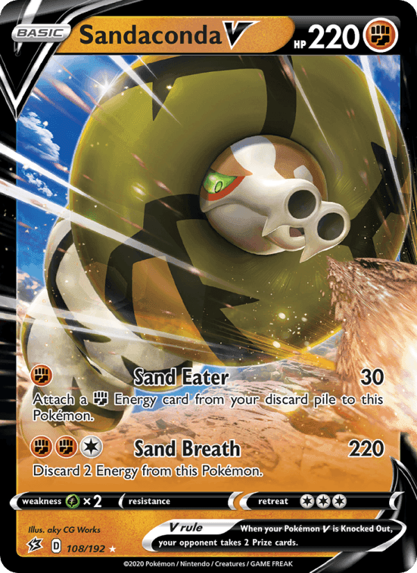 Sandaconda V, card 108 from Rebel Clash