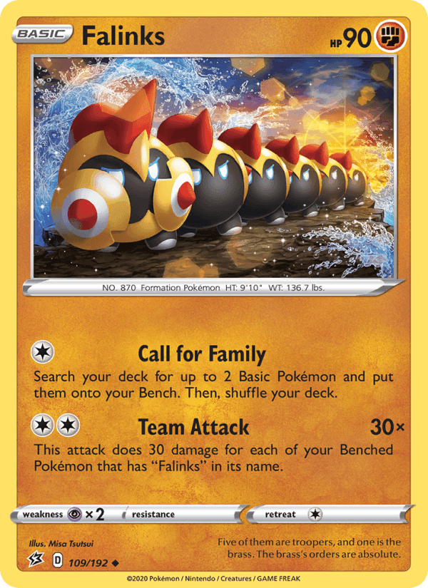 Falinks, card 109 from Rebel Clash