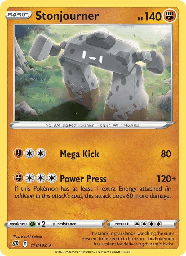 Stonjourner, card 111 from Rebel Clash