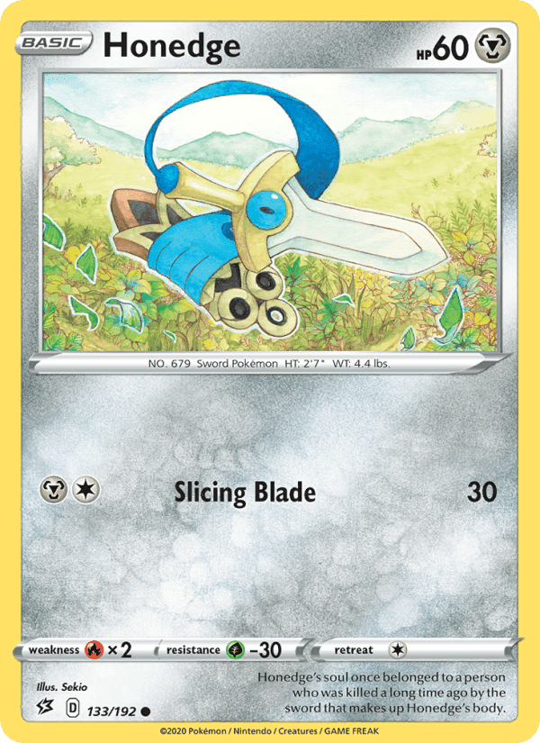 Honedge, card 133 from Rebel Clash