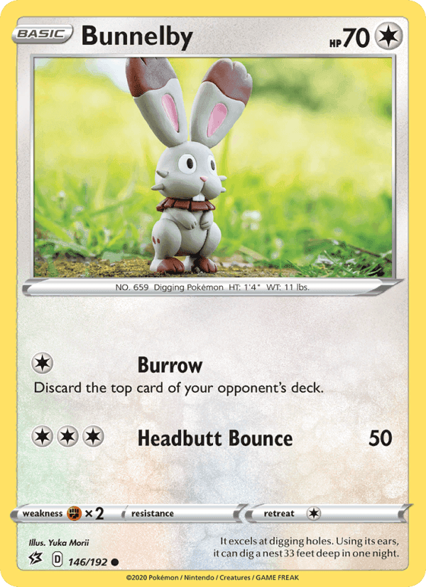 Bunnelby, card 146 from Rebel Clash