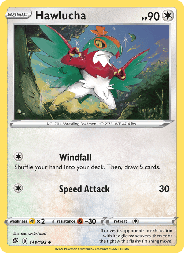 Hawlucha, card 148 from Rebel Clash
