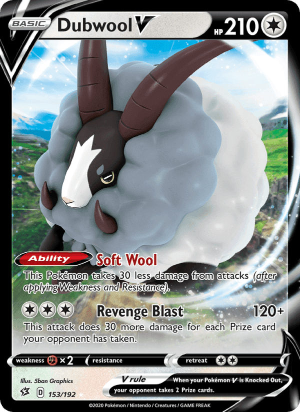 Dubwool V, card 153 from Rebel Clash