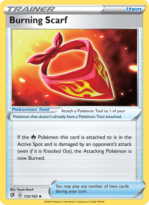 Burning Scarf, card 155 from Rebel Clash