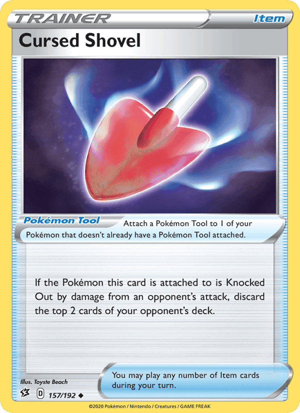 Cursed Shovel, card 157 from Rebel Clash