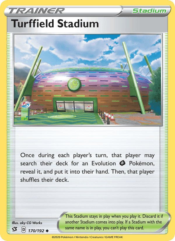 Turffield Stadium, card 170 from Rebel Clash