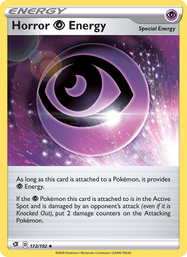 Horror Psychic Energy, card 172 from Rebel Clash