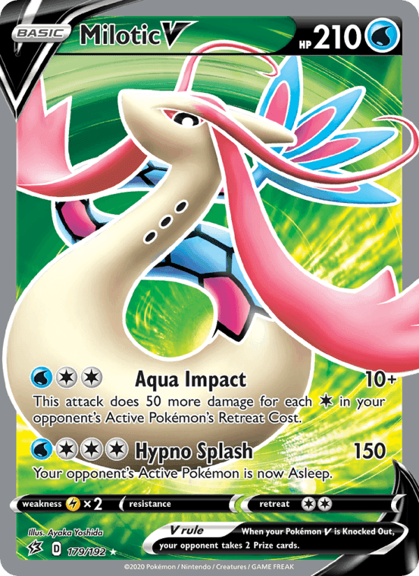 Rebel Clash の 179 番、Milotic V