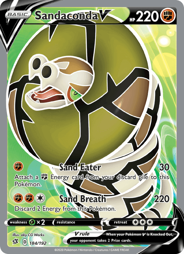 Sandaconda V, card 184 from Rebel Clash