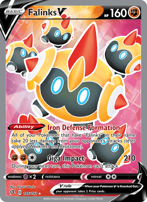 Falinks V, card 185 from Rebel Clash