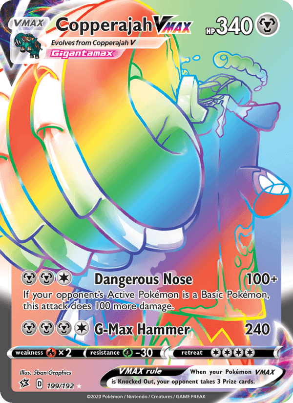 Copperajah VMAX, card 199 from Rebel Clash