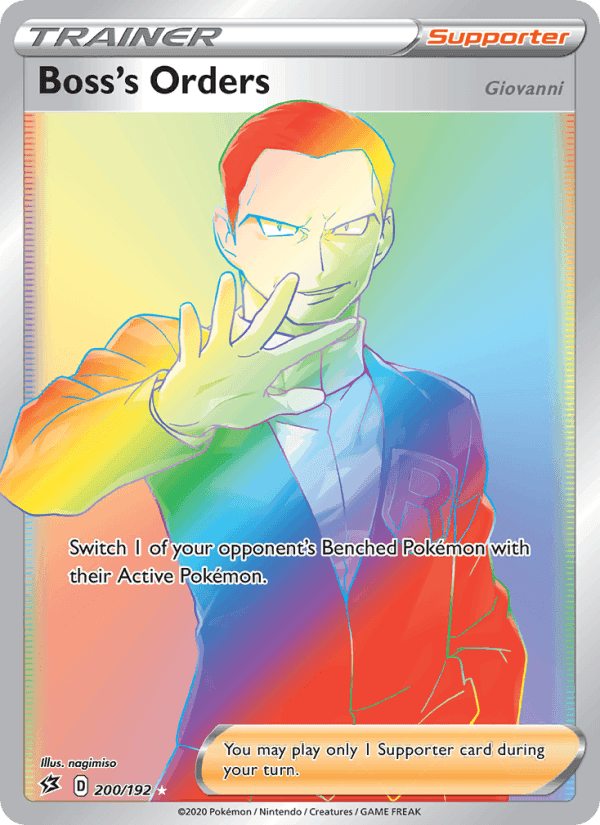 Rebel Clash の 200 番、Boss's Orders (Giovanni)