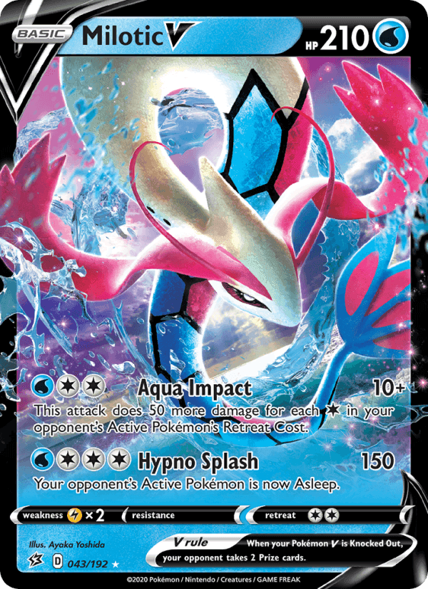 Rebel Clash の 43 番、Milotic V