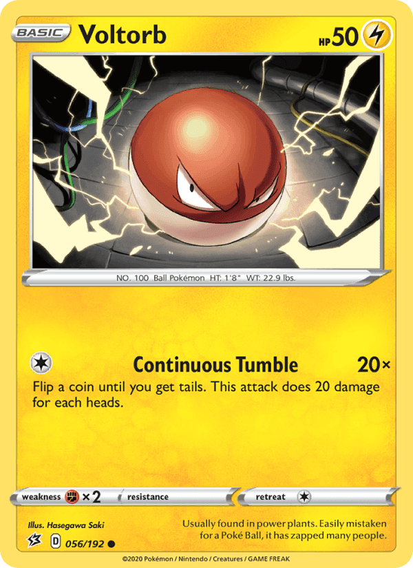 Rebel Clash の 56 番、Voltorb