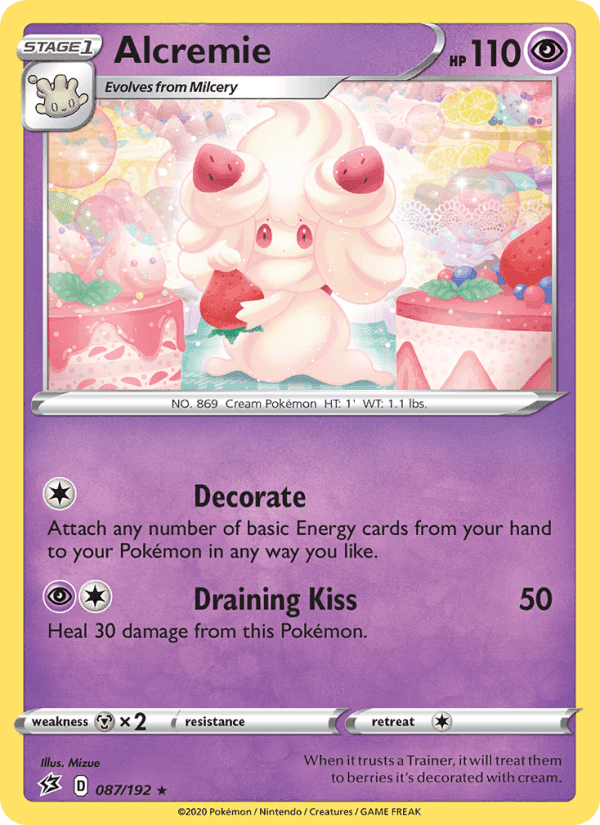 Alcremie, card 87 from Rebel Clash