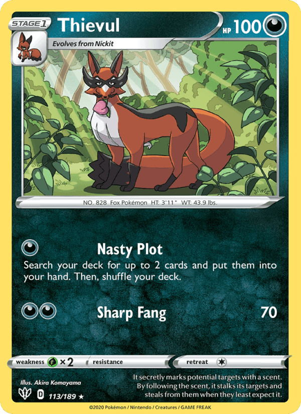 Thievul, card 113 from Darkness Ablaze