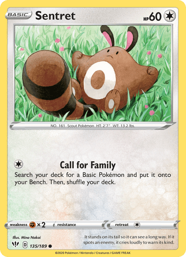 Sentret, card 135 from Darkness Ablaze