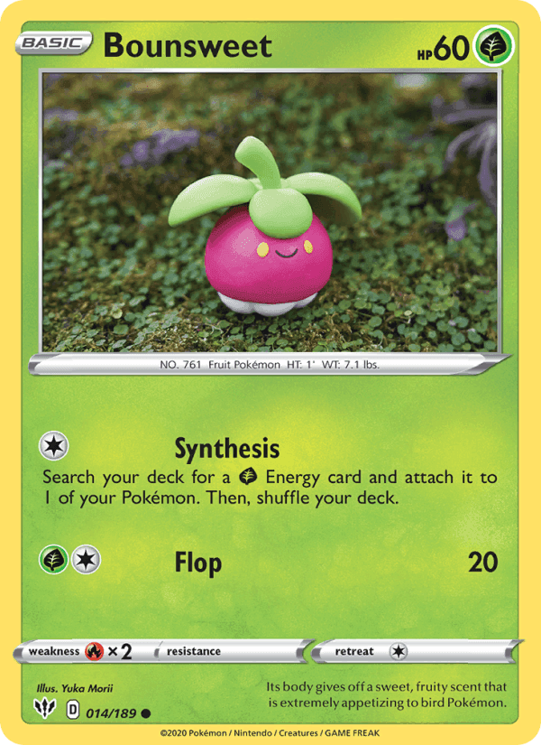 Bounsweet, card 14 from Darkness Ablaze