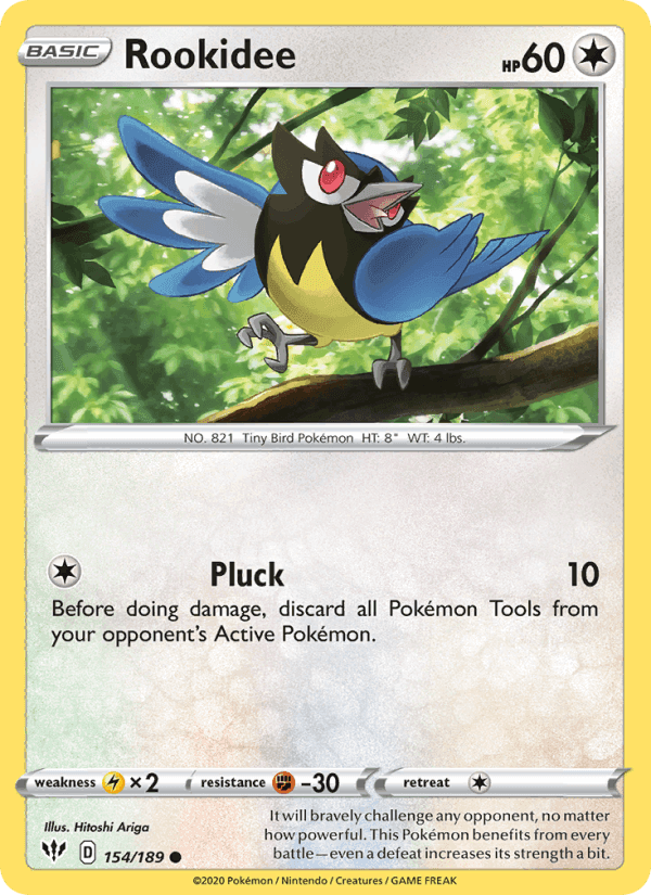 Rookidee, card 154 from Darkness Ablaze