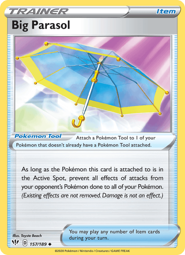 Big Parasol, card 157 from Darkness Ablaze