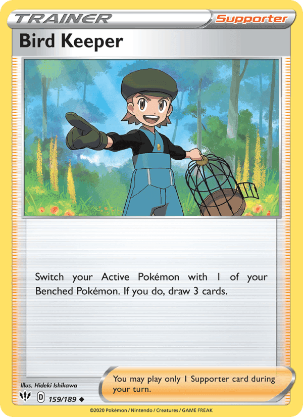 Bird Keeper, card 159 from Darkness Ablaze