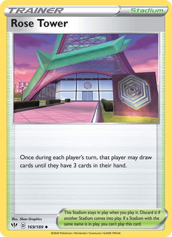 Rose Tower, card 169 from Darkness Ablaze