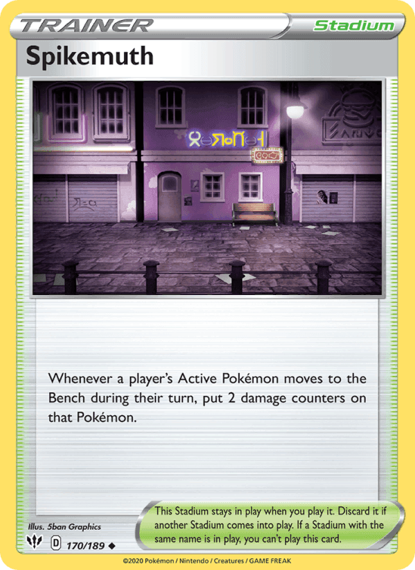 Spikemuth, card 170 from Darkness Ablaze