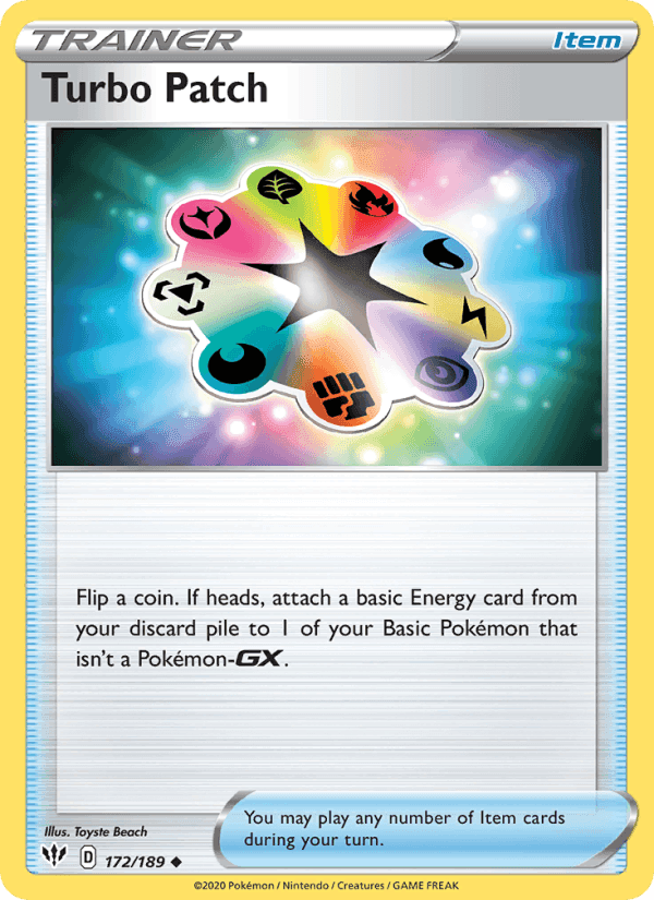 Turbo Patch, card 172 from Darkness Ablaze