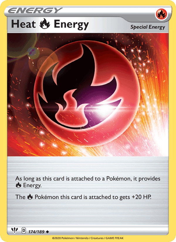 Heat Fire Energy, card 174 from Darkness Ablaze