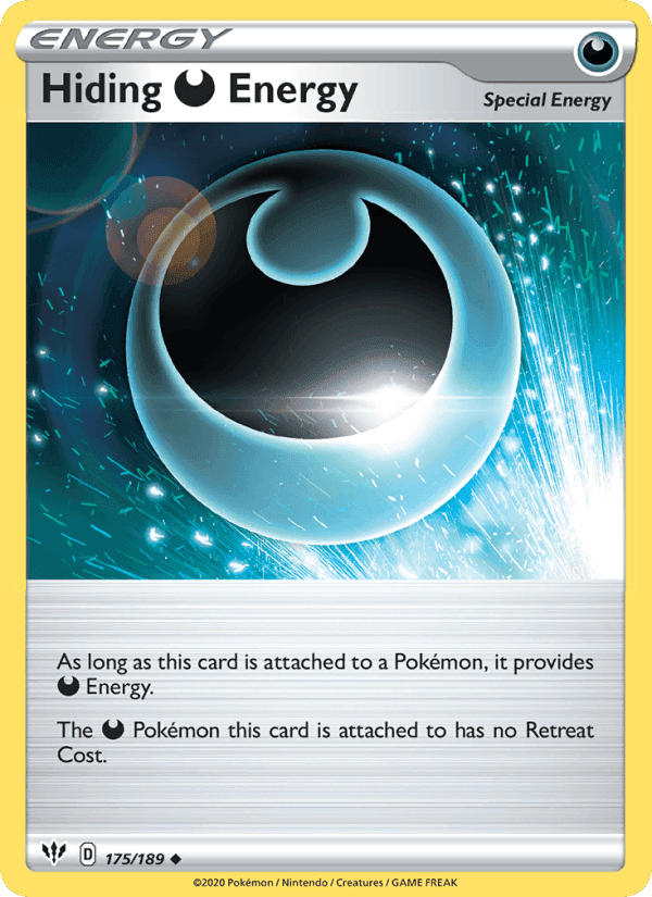 Hiding Darkness Energy, card 175 from Darkness Ablaze